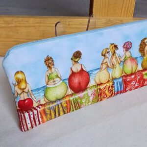 Mäppchen Fruitladies, Ferien, Sommer, Sonne, Strand, Stiftemäppchen