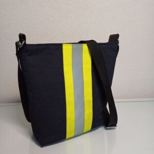 Crossbag Feuerwehr, Schultertasche, Umhängetasche, Feuerwehr-Upcycling