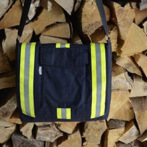 Messengerbag Feuerwehr, Schultertasche, Umhängetasche, Feuerwehr-Upcycling