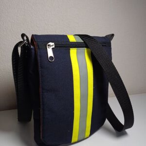 Crossbag Feuerwehr, Schultertasche, Umhängetasche, Feuerwehr-Upcycling