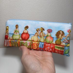 Mäppchen Fruitladies, Ferien, Sommer, Sonne, Strand, Stiftemäppchen