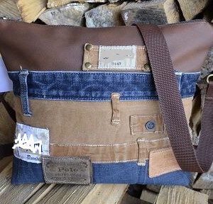 Crossbag „Denim Fusion“ – Upcycling trifft urbanen Chic