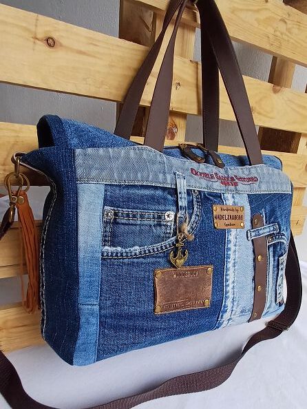 Jeanstasche „Denim Allrounder“ – Vielseitig, geräumig & nachhaltig