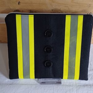 Feuerwehr-Upcycling Mäppchen, Minitasche, Purse