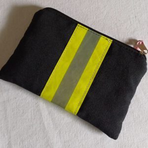 Feuerwehr-Upcycling Mäppchen, Minitasche, Purse