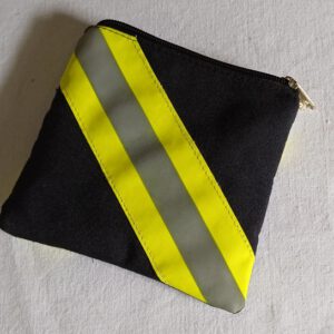 Feuerwehr-Upcycling Mäppchen, Minitasche, Purse