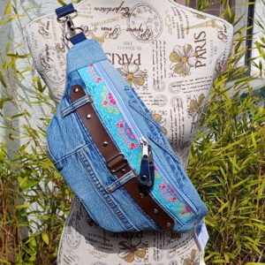 Bodybag „Summer Denim“ – Leicht. Lässig. Upcycled.