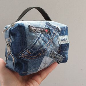 Kosmetiktasche Jeans - Denim Pouch, Denim Beauty-Bag, Wash Case