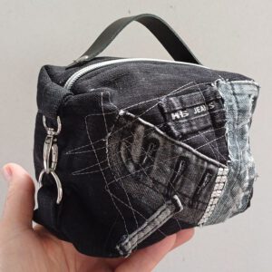 Kosmetiktasche Jeans - Denim Pouch, Denim Beauty-Bag, Wash Case