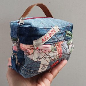 Kosmetiktasche Jeans - Denim Pouch, Denim Beauty-Bag, Wash Case