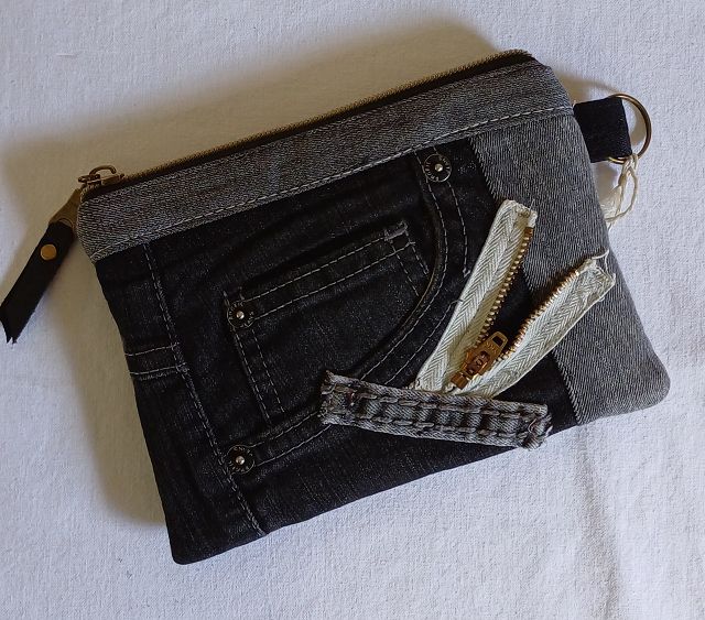 Jeans-Mäppchen - Sweet Denim Purse, Beauty-Bag