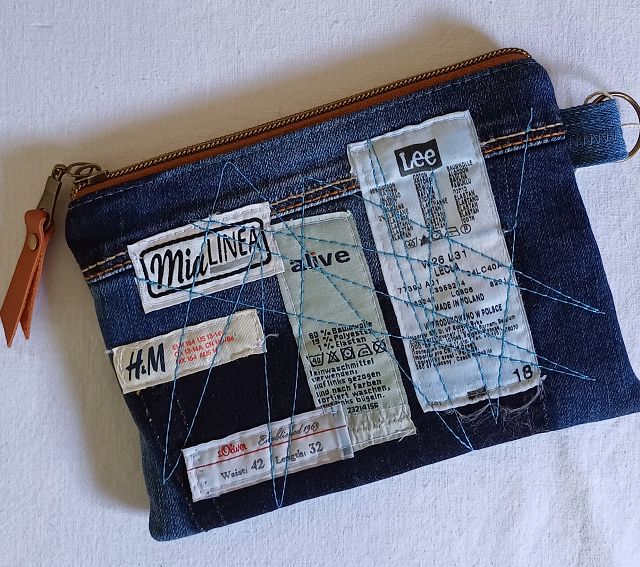 Jeans-Mäppchen - Sweet Denim Purse, Beauty-Bag