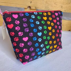 Kosmetiktasche Color Paws