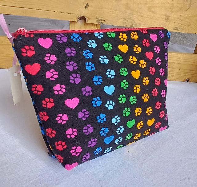 Kosmetiktasche Color Paws