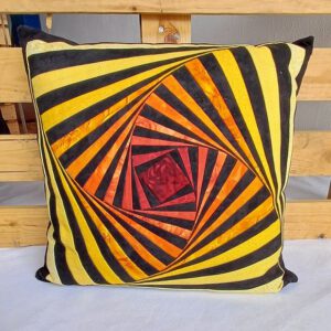 Elegantes Patchworkkissen