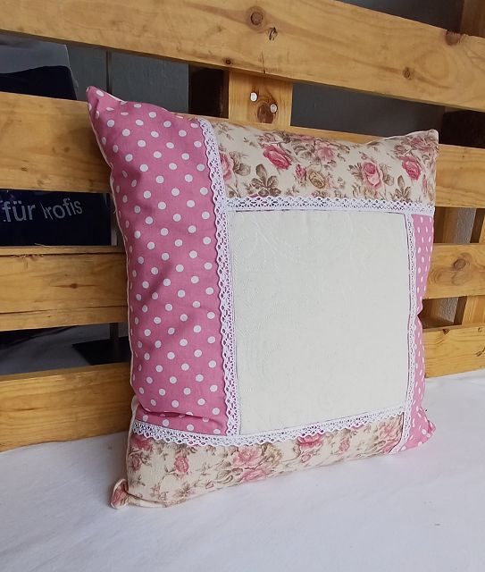 Vintage Patchwork-Kissen