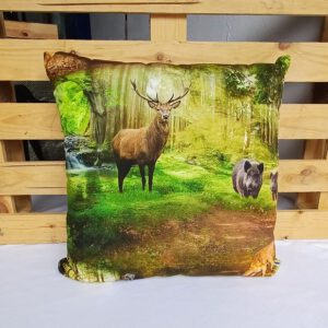 Baumwollkissen Tiere im Wald