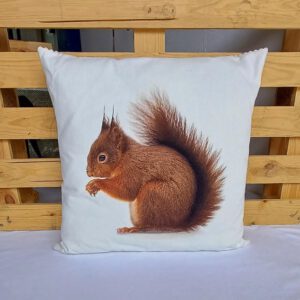 Baumwollkissen Eichhörnchen