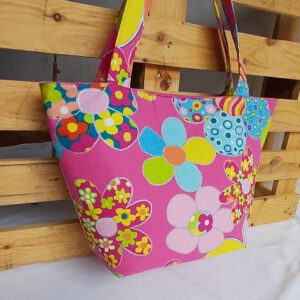 Shopper "FunkyFlowers Tote", Schultertasche, Umhängetasche