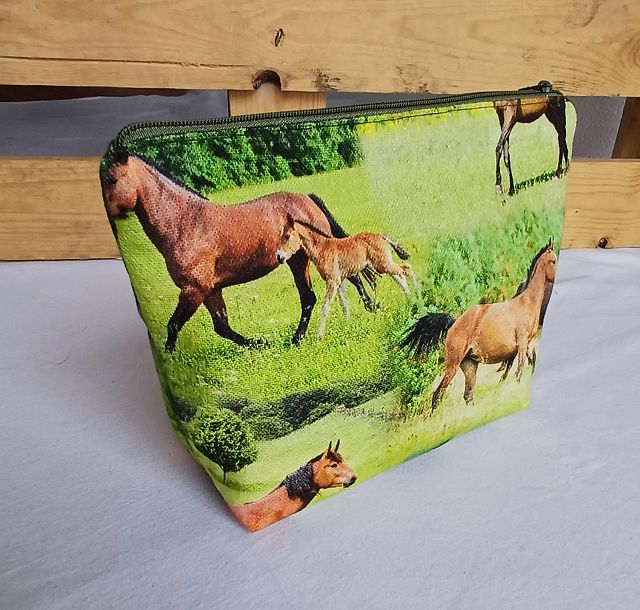 Kosmetiktasche „Pferdeträume“