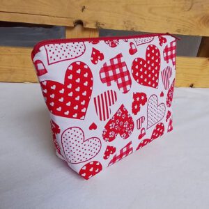 Kosmetiktasche „Herzenssache“