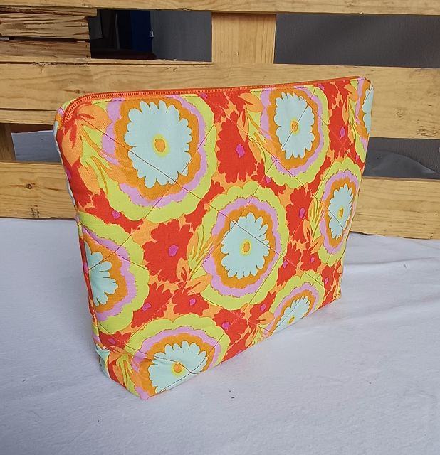 Große Kosmetiktasche „Orangenblüte“