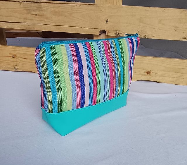 Kosmetiktasche „Maritime Streifenliebe“