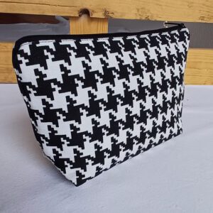 Kosmetiktasche „Classic Hahnentritt“