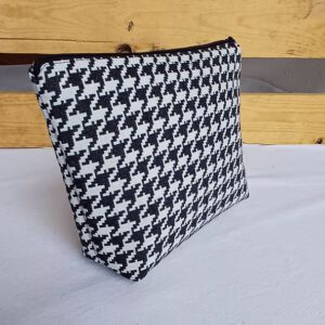 Kosmetiktasche „Hahnentritt Chic“