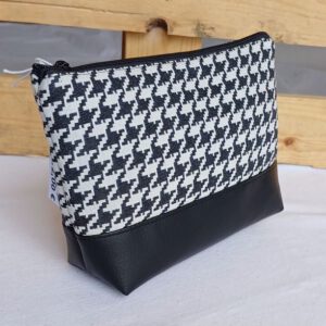 Kosmetiktasche „Hahnentritt Chic“
