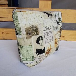Große Kosmetiktasche „Paris Vintage“