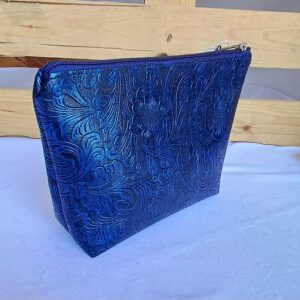 Kosmetiktasche „Paisley Blue Elegance“