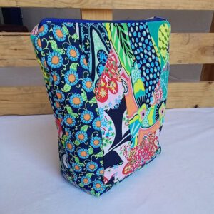 Große Kosmetiktasche „Patchwork Vielfalt“
