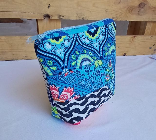 Kosmetiktasche „Patchworkliebe“