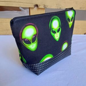 Kosmetiktasche „Galactic Aliens“