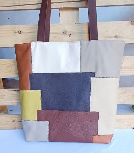 Shopper-Set „Leather Patchwork“