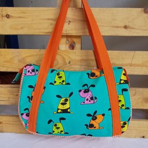 Schultertasche „Comic Dogs“