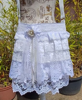 Crossbag „Boho Bride Lace“