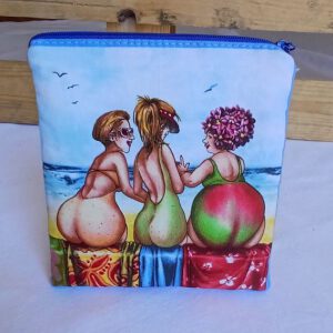 Mäppchen aus Baumwollstoff im Digitaldruck – „Fruitladies“