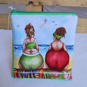 Mäppchen aus Baumwollstoff im Digitaldruck – „Fruitladies“